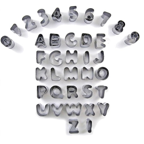 Ausstechformen buchstaben - ausstechformen,