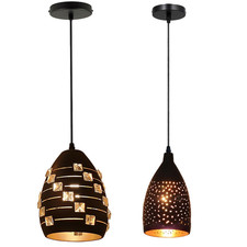 Schwarz Metall Pendelleuchte