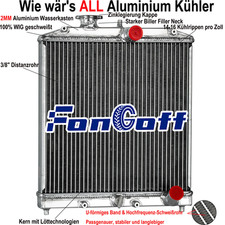 3 Reihe Aluminium Kühler Für