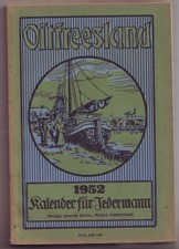 Ostfriesland kalender 1952 - ostfriesland,