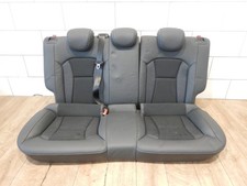 Rückbank Audi A1 8X s-line Teilleder schwarz Sitzbank geteilt Kopfstützen