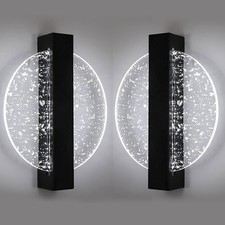 2X Wandleuchte Innen LED Kaltweiß Wandbeleuchtung Wohnzimmer Schlafzimmer Flur