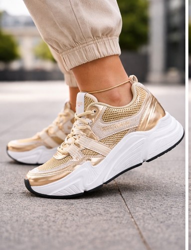 Roberto cavalli sneaker - cavalli, gold