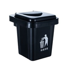 Müll kann Aschenbecher mit