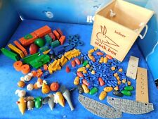 große KELLNER Steckbaukasten Steckbox DDR Spielzeug inkl. originale Holzkiste 02