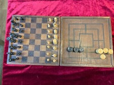 Altes Schachspiel Dame Mühle