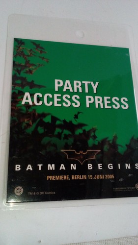 Batman begins presseausweis - begins,