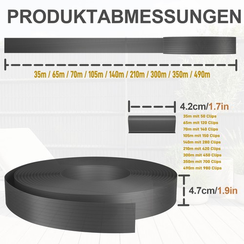35m 490m pvc - 35m-490m, sichtschutz