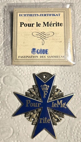 Orden pour mèrite - orden,