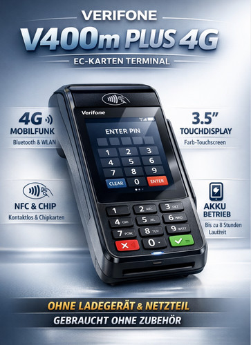 Verifone v400m plus - v400m, 4g