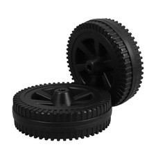  2 Pcs Mähwerk Räder Grill