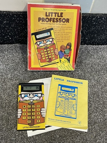Vintage 1982 little professor - vintage,
