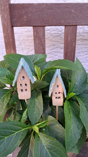 Beetstecker 2er set häuschen - beetstecker, 2er-set