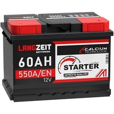 Autobatterie 12v 60ah langzeit - autobatterie,