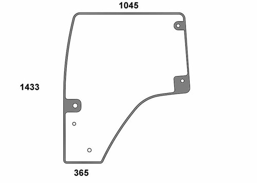 Türscheibe links deutz - links,