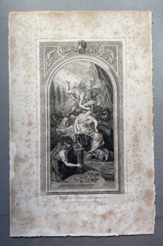Der tod des - didon,, radierung