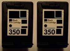 2x DRUCKER PATRONE für HP 350