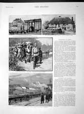 Original alter antiker Druck