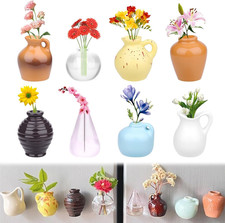 8 Mini Keramik Vase Magnet Kühlschrank Magnet 3D Bud Vase Deko
