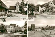 Kaufungen Wolkenburg Kirche Ortseingang Hauptstrasse Panorama