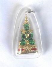 KETTEN ANHÄNGER Anhänger Buddha 4x2 cm Emerald Buddha Bangkok (emeraldanhäng1)