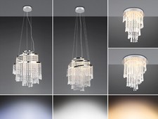 Ausgefallene extravagante LED Deckenleuchten Wohnzimmer Kristall Deckenlampen