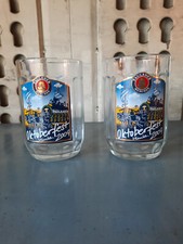 Paulaner Krug 2x Bierglas 0,5 l Gastro Krug Seidel Oktoberfest 2007 Glas