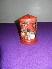 Spieluhr Spieldose Dose Blech Weihnachten Advent I wish you a merry ..