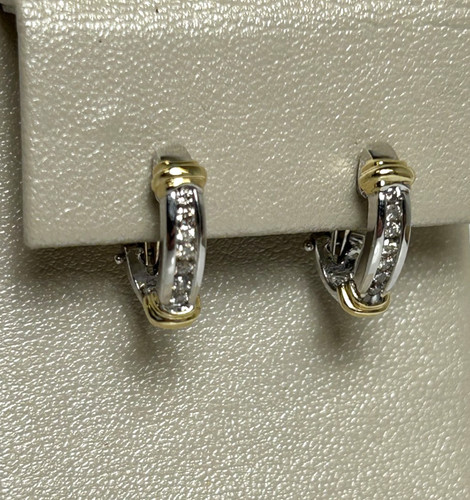 Schöne 14k bicolor - gold, 1/4