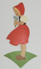 Mertens - Fries Kunst - Holzbild "Rotkäppchen", Nr. 65 #23-R378/R