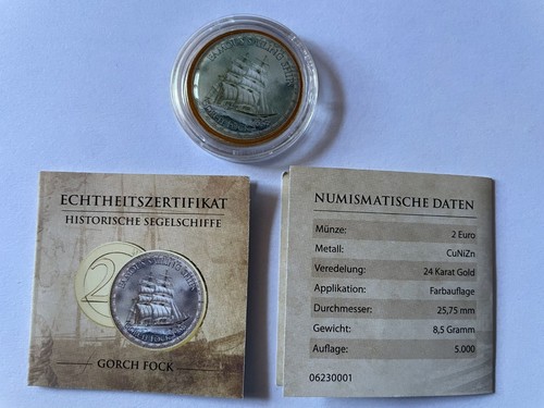 Euro münze 24 karat - 2,