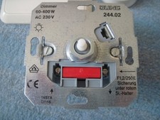 Dimmer 60-400W, Jung Qualitätsprodukt, weiß / creme, mit Rahmen, gebraucht