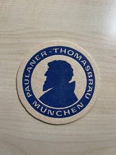 alter Bierdeckel Paulaner München, Ø 85 mm