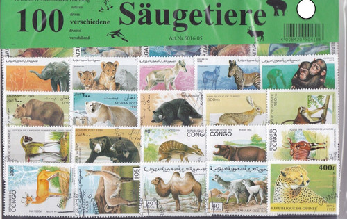 100 briefmarken - 100,