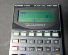 Rare Casio FX-5500L Taschenrechner techn. wiss. mit Formel-Bibliothek