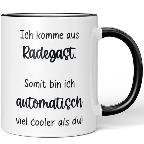 Ich komme aus - , radegast.