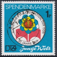 DDR Spendenmarke von 1979 mit