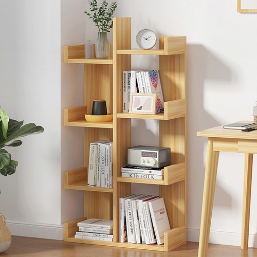 Mehrschichtiges bücherregal - mehrschichtiges,