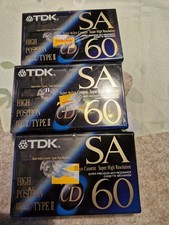 3.Neue TDK SA 60 Leercassetten