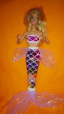 Barbie Puppen Kleidung 2tlg Regenbogen Meerjungfrau Flosse Fashionistas #D