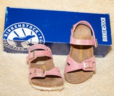 BIRKENSTOCK  Rio  Sandalen Gr. 27  s Schmal   *TOP*  rose  farben Schnalle/Dorn