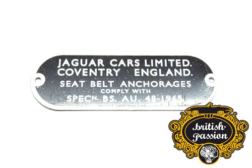 Schild seat belt - belt", jaguar