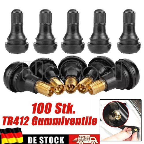 100 tr412 gummiventile - 100, snap-in