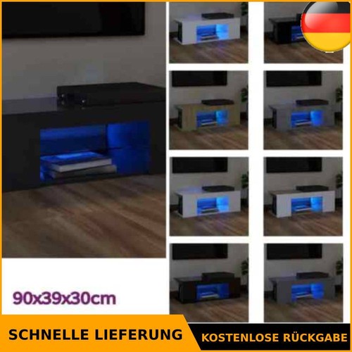Schrank mit led leuchten - tv,