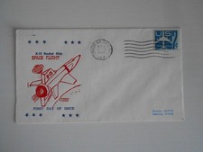 X-15 Startbeleg Edwards 31.März 1960 Goldcraft Cachet