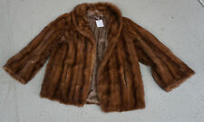 RS0621-081: Ältere Pelzjacke Pelz Jacke braun E. Seligman New York 