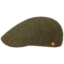 MAYSER Classic Tweed Flatcap Schirmmütze Schiebermütze Wollcap Mützen