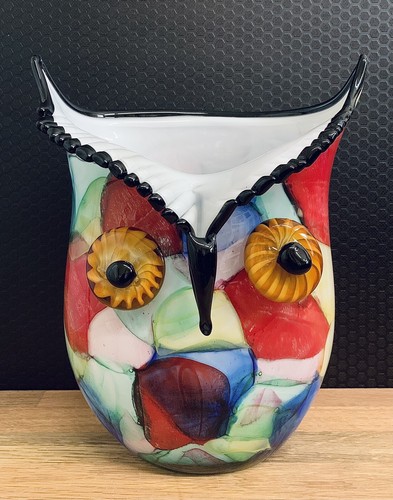 Glasvase vase eule blumenvase - eule,