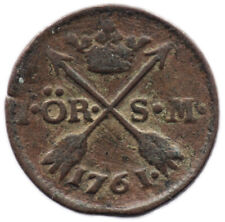 1 ORE 1761 SUEDE / SCHWEDEN