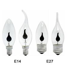 3W E27 E14 LED FLACKER Feuer Flamme Kerze Glühbirne Atmosphäre-Wohnkultur Lampe☃